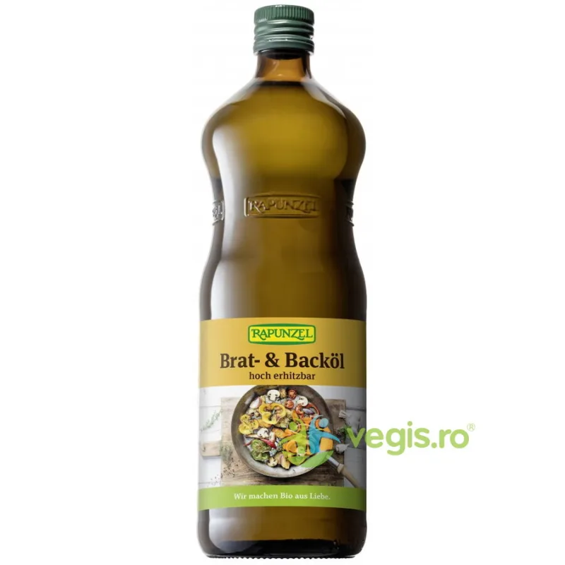Ulei pentru Copt si Prajit Ecologic/Bio 1L Rapunzel — preț și oferte