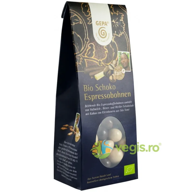 Boabe de Espresso Glazurate in 3 Tipuri de Ciocolata Ecologice/Bio 100g GEPA The Fair Trade Company — preț și oferte