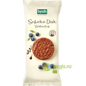 Rondele din Orez Integral cu Ciocolata cu Lapte Ecologice/Bio 65g