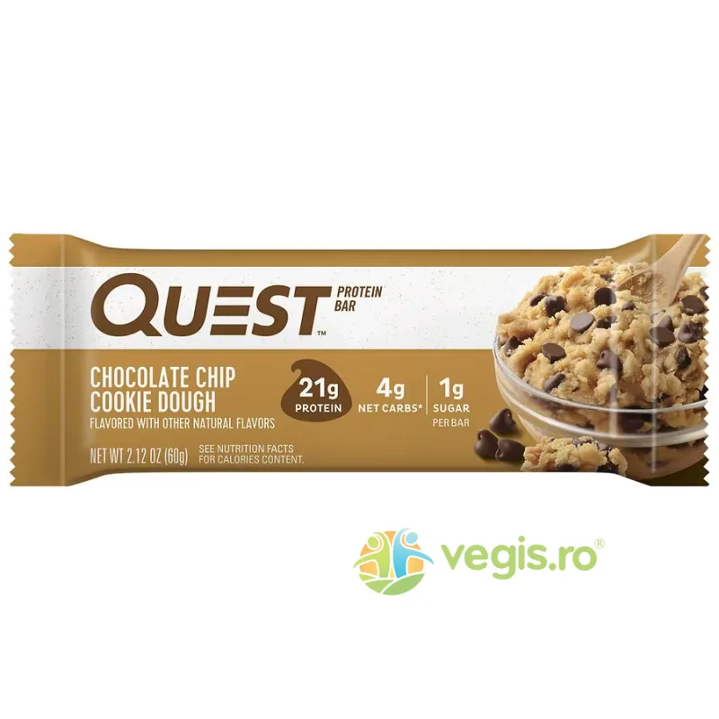 Baton Proteic cu Aroma de Fulgi de Ciocolata 60g QUEST NUTRITION — preț și oferte