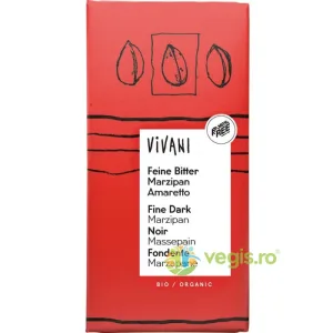 Ciocolata Neagra cu Marzipan si Amaretto Ecologica/Bio 100g