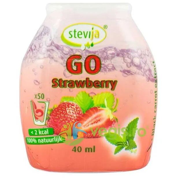 Indulcitor pe Baza de Stevie cu Aroma de Capsuni 40ml STEVIJA — preț și oferte