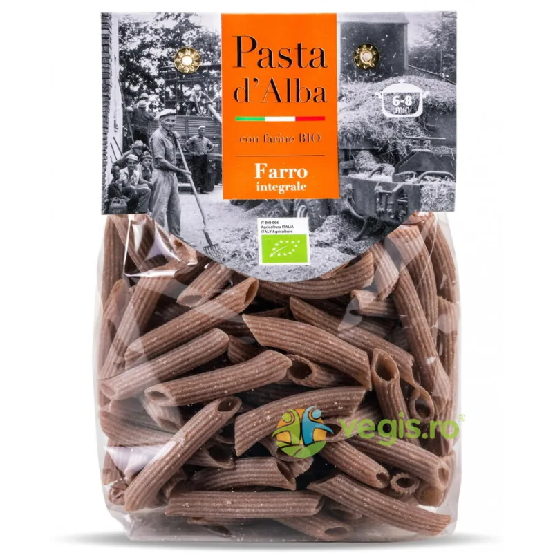 Paste Integrale Penne din Spelta Ecologice/Bio 250g PASTA D'ALBA — preț și oferte