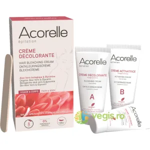 Crema Decoloranta pentru Piele Sensibila cu Aloe Vera (Activator + Balsam + 1 Spatula) Bio 30ml