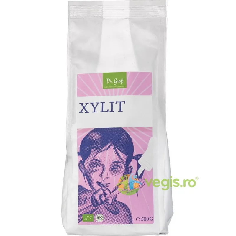 Zahar de Mesteacan (Xilitol) Ecologic/Bio 500g DR. GROB — preț și oferte