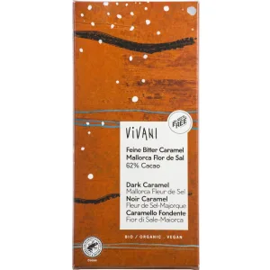 Ciocolata Amaruie cu Caramel si Flori de Sare Ecologica/Bio 80g