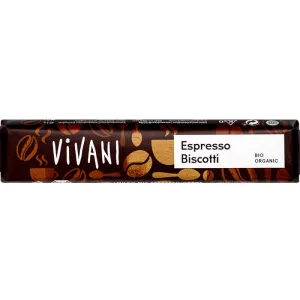 Baton de Ciocolata Espresso Biscotti Ecologic/Bio 40g