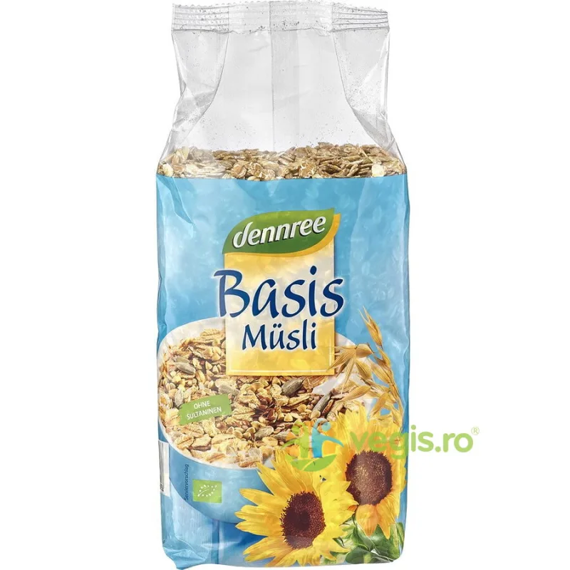 Musli de Baza Integral cu Seminte Ecologic/Bio 750g Dennree — preț și oferte