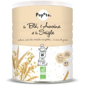 Cereale pentru Copii din Grau, Ovaz si Secara +6 luni fara Zahar Adaugat Ecologice/Bio 220g