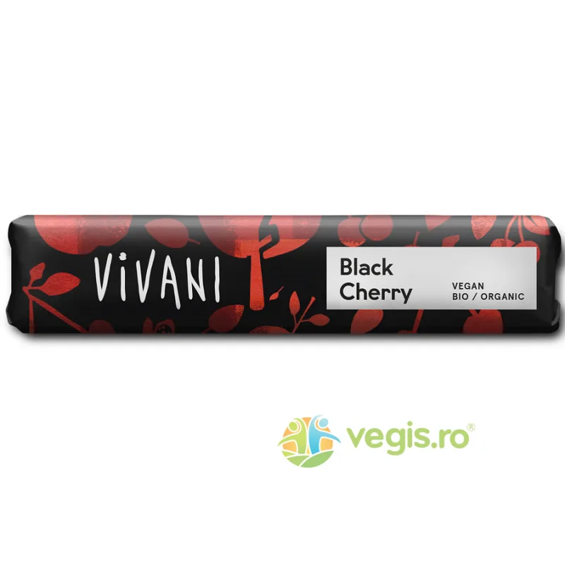 Baton de Ciocolata Amaruie cu Visine Ecologic/Bio 35g VIVANI — preț și oferte