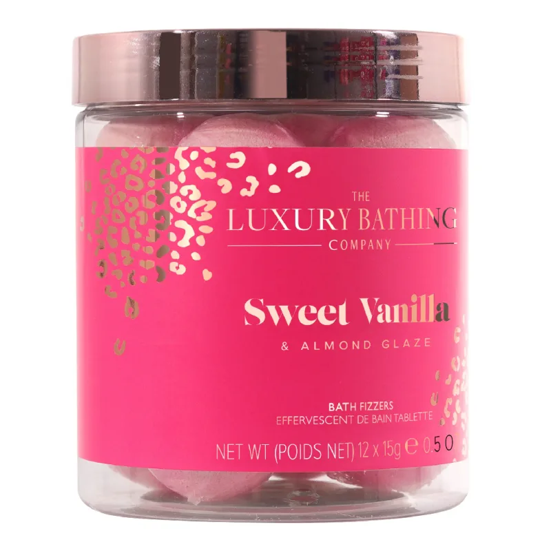 Set cadou bile de baie Restore, Sweet Vanilla & Almond Glaze, 10*15 g, The Luxury Bathing Company — preț și oferte