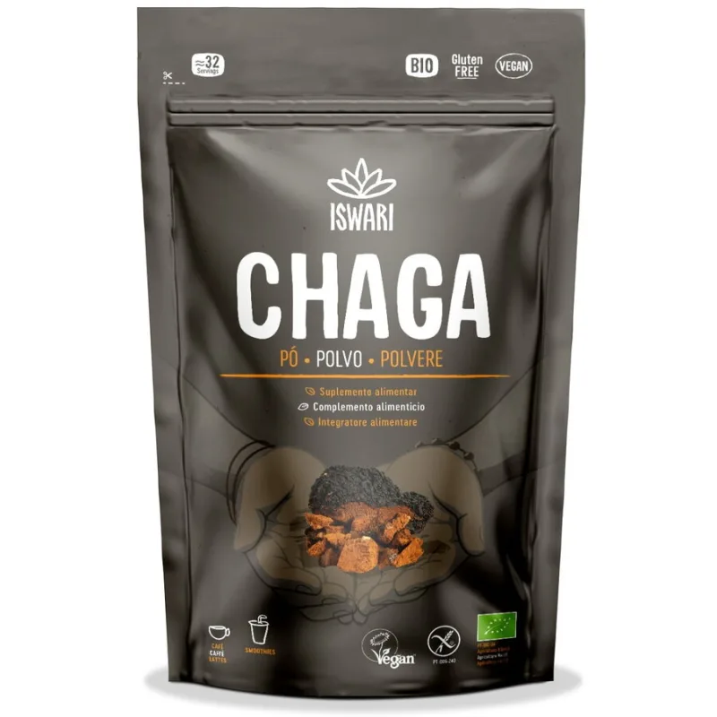 Chaga sub Forma de Pulbere Ecologica/Bio 100g ISWARI — preț și oferte