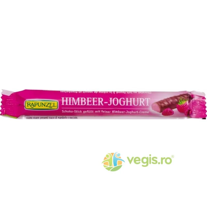 Stick din Ciocolata cu Iaurt si Zmeura Ecologic/Bio 22g Rapunzel — preț și oferte