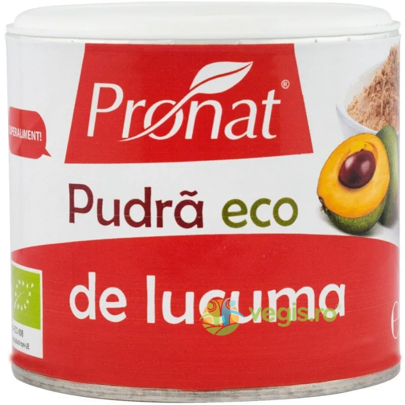 Pudra de Lucuma Ecologica/Bio 90g PRONAT — preț și oferte