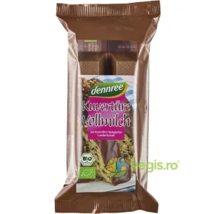 Ciocolata cu Lapte Cuvertura Ecologica/Bio 150g