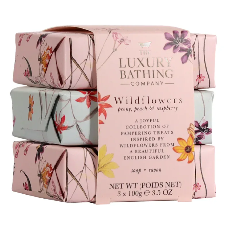 Set cadou Sapunuri Gentle Cleansing Trio, 3*100 g, The Luxury Bathing Company — preț și oferte