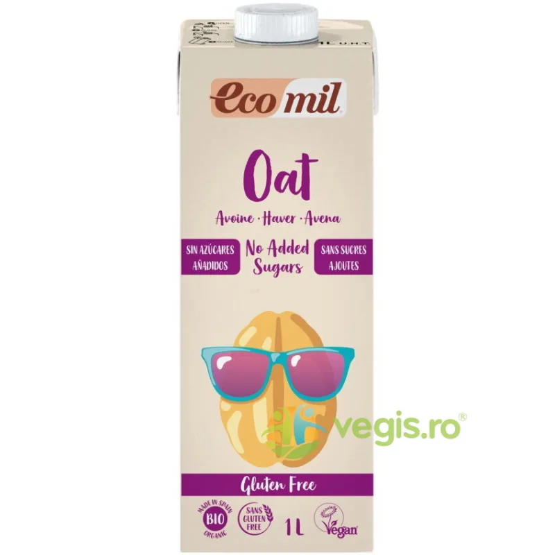 Bautura de Ovaz Natur fara Gluten Ecologic/Bio 1L EcoMil — preț și oferte