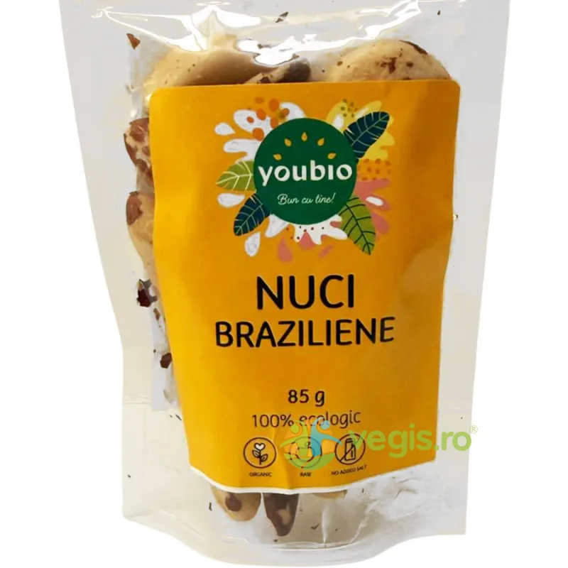 Nuci Braziliene Ecologice/Bio 85g YOUBIO — preț și oferte