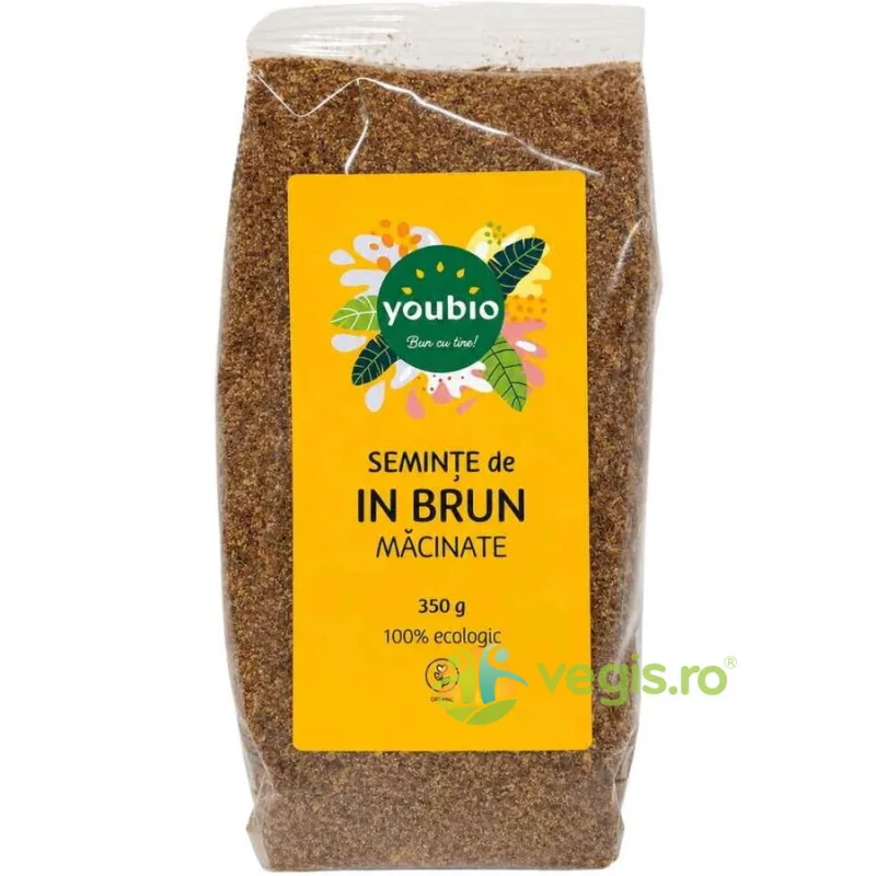 Seminte de In Brun Ecologice/Bio 500g YOUBIO — preț și oferte