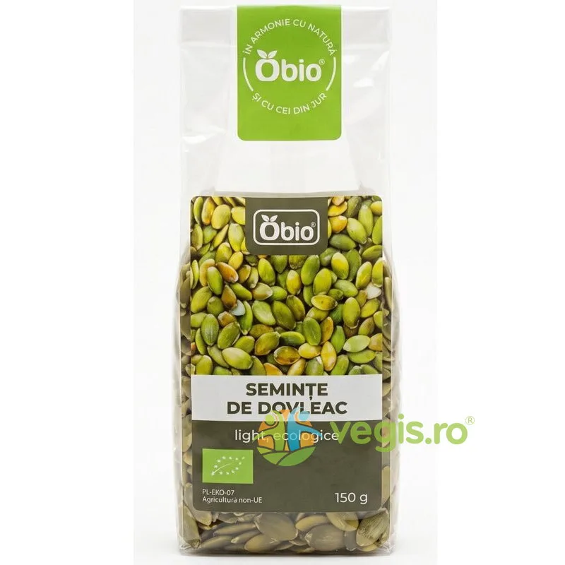 Seminte de Dovleac Light Ecologice/Bio 150g OBio — preț și oferte