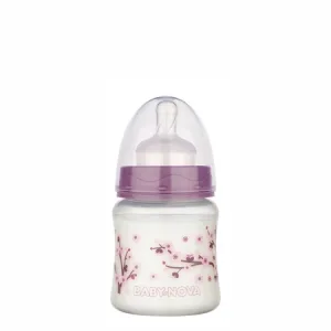 Biberon decorat PP, 0-24 luni, 150 ml, diverse culori, Baby Novă