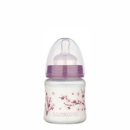 Biberon decorat PP, 0-24 luni, 150 ml, diverse culori, Baby Novă — preț și oferte