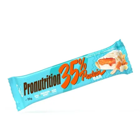 Baton proteic, Peanut Butter + Caramel, 55 g, Pronutrition — preț și oferte