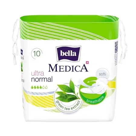 Absorbante Medica, Ultra Normal, 10 bucăți, Bella — preț și oferte