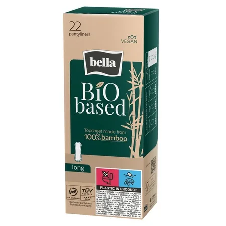 Absorbante zilnice cu strat superior din 100% bambus Biobased, Long, 22 buc, Bella — preț și oferte