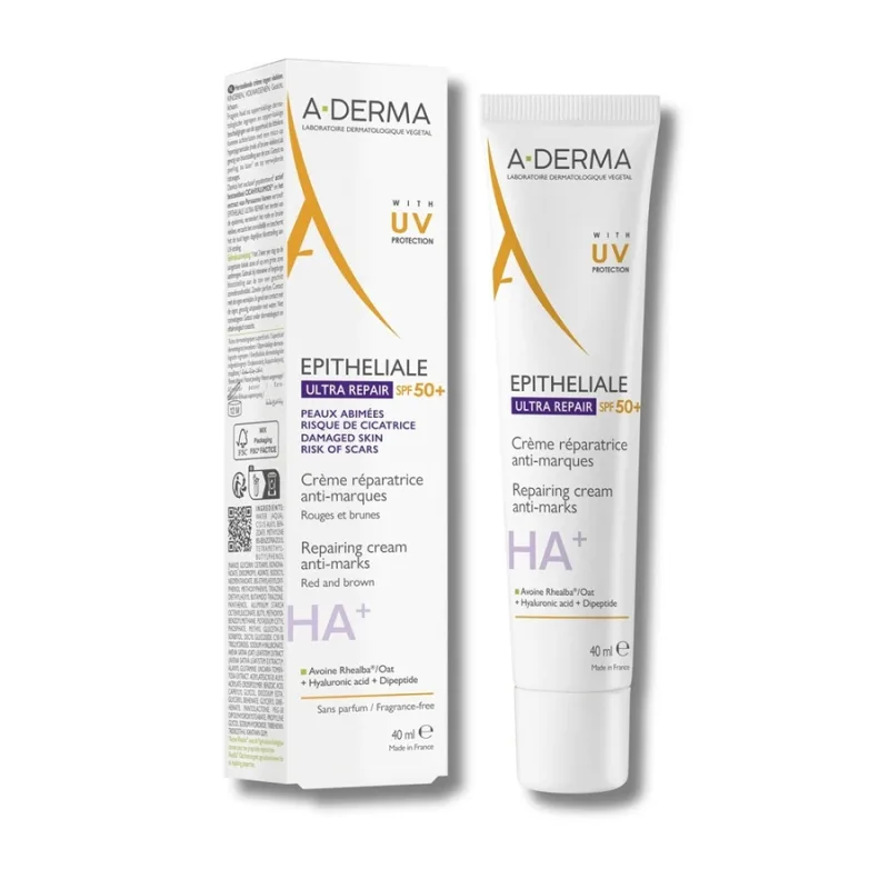 Cremă reparatoare și protectoare SPF 50+ Epitheliale Ultra Repair, 40 ml, A-Derma — preț și oferte