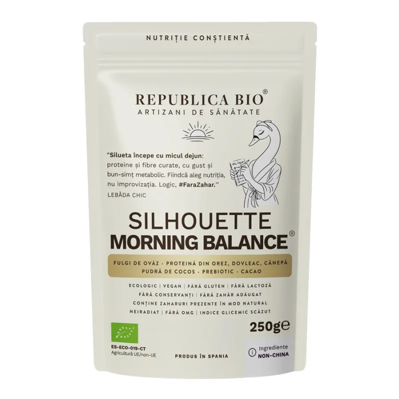 Pudră funcțională pentru mic dejun Silhouette Rituals Morning Balance, 250 g, Republica BIO — preț și oferte