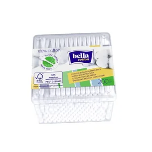 Betisoare din hârtie pentru urechi, 200 bucăți, Bella