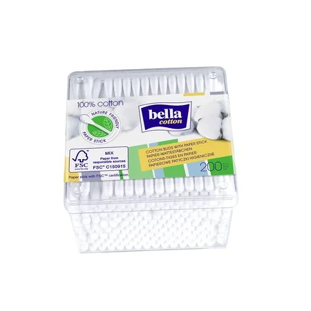 Betisoare din hârtie pentru urechi, 200 bucăți, Bella — preț și oferte