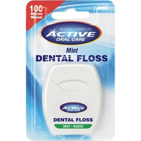 Ata dentară ceruită cu aromă de mentă Active Oral Care, 100 m, Beauty Formulas — preț și oferte