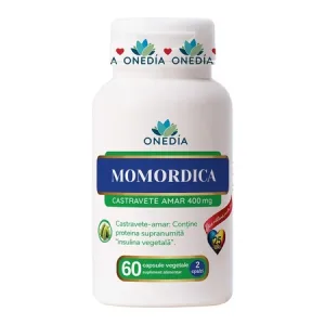 Memordica castravete amar, 400 mg, 60 capsule vegetale, Onedia