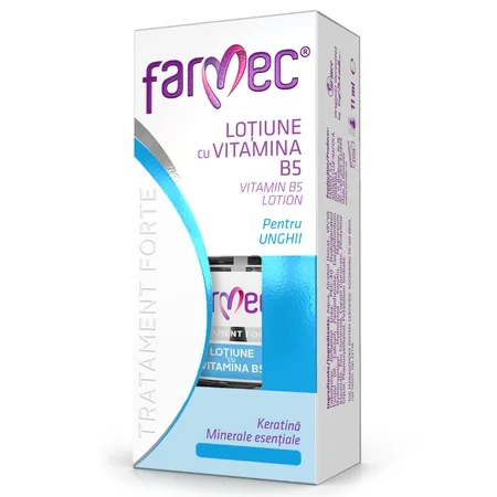 Loțiune cu vitamină B5 pentru unghii Tratament Forte, 11 ml, Farmec — preț și oferte