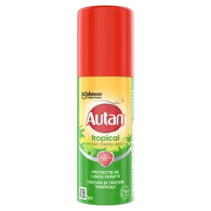 Spray impotriva țânțarilor Tropical Mini, 50 ml, Autan