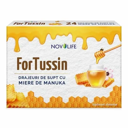 ForTussin 24 drajeuri de supt Novoline — preț și oferte
