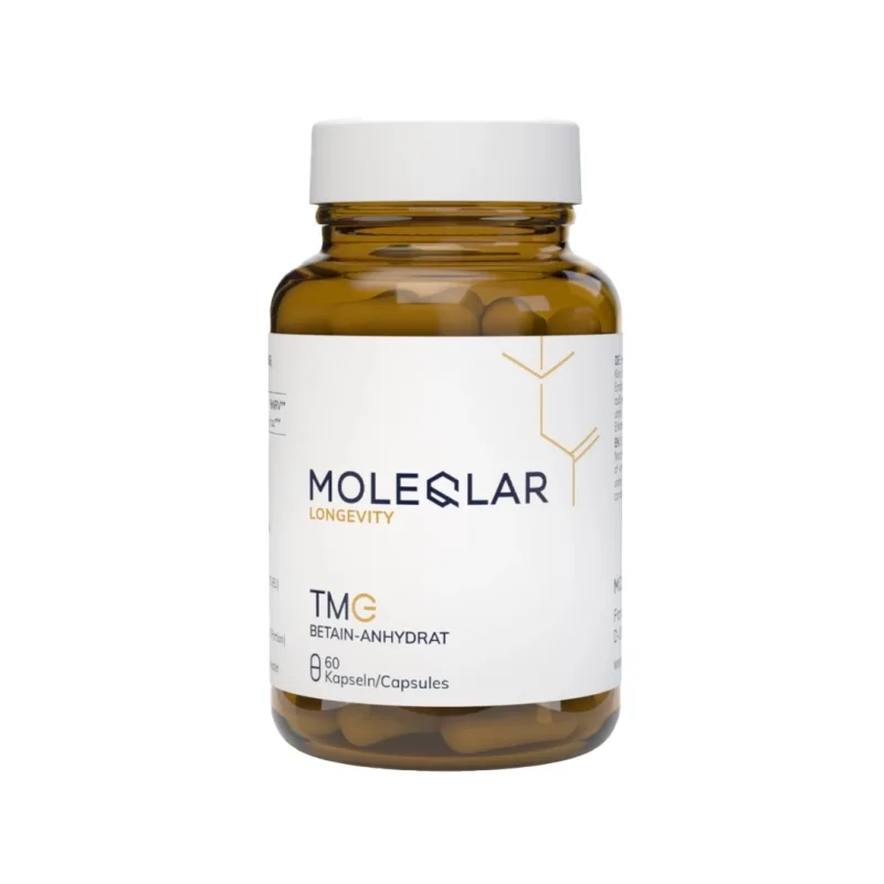 TMG Betaină MoleQlar – 500 mg Trimetilglicină | 60 capsule — preț și oferte