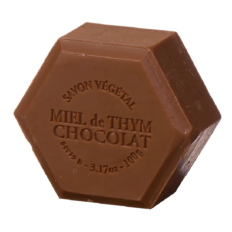 Sapun hexagonal ciocolata, unt de cacao, 100g, Apidava — preț și oferte