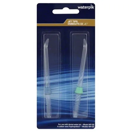 Capat periuță de dinți pentru dus bucal clasic Jet Tips, 2 bucăți, Waterpik — preț și oferte