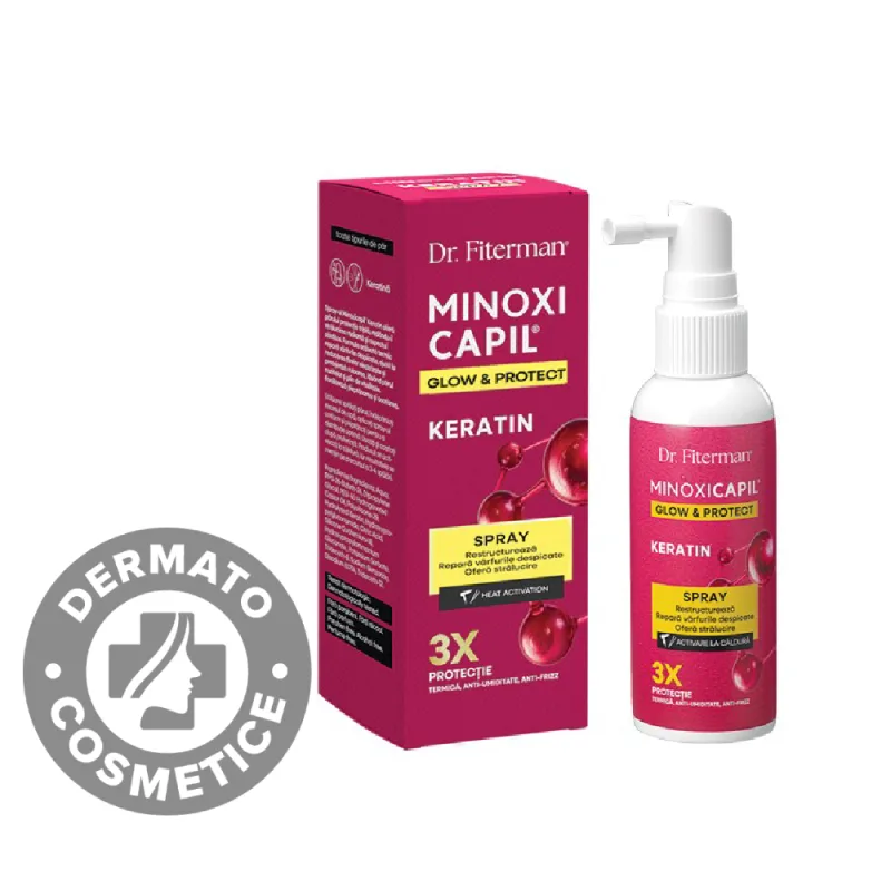 Spray Minoxicapil Keratin, 60ml, Doctor Fiterman — preț și oferte
