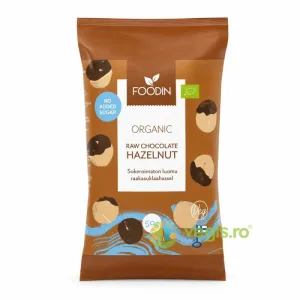 Alune de Padure in Ciocolata Raw, fara Zahar Adaugat Ecologice/Bio 50g