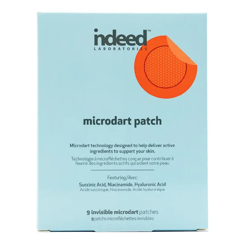 Plasturi invizibili anti-acnee, Microdart Patch, 9 bucati, Indeed Labs — preț și oferte
