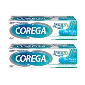 Corega ultra fixare Original 40 g 2 bucati duopack, Glaxo