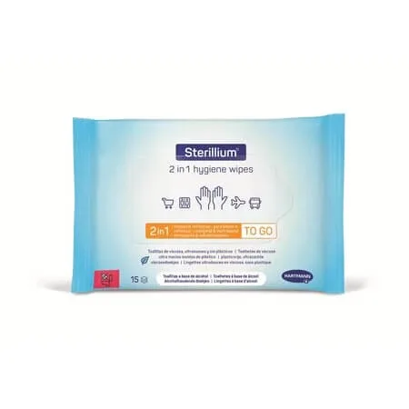 Servetele igienice 2 in 1 Sterilium, 15 bucati, HartMann — preț și oferte
