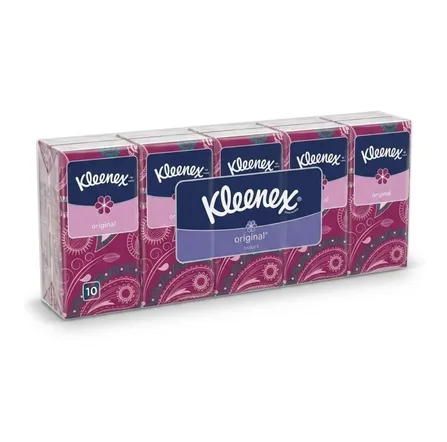 Batiste igienice Original, 10 pachete, Kleenex — preț și oferte