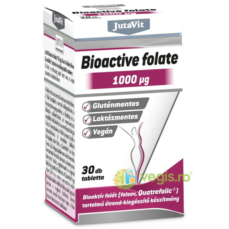 Folat Bioactiv 1000μg 30tb JUTAVIT — preț și oferte