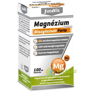 Bisglicinat de Magneziu Forte + B6 100 capsule