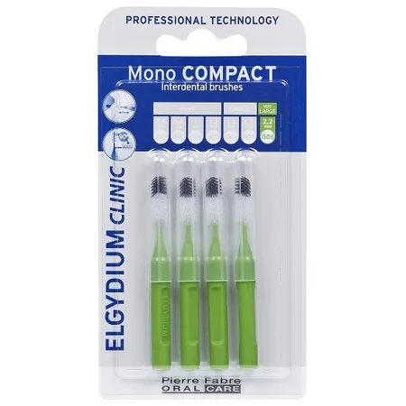 Periute interdentare Mono Compact Orange, 3.5-2.7 mm, 4 bucăți, Elgydium Clinic — preț și oferte